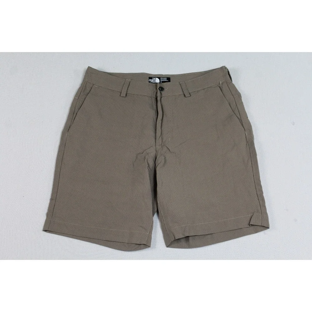 The North Face Men Gray Chino Shorts Casual Outdoor Size 32
